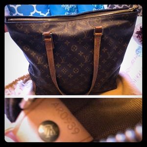 Authentic Louis Vuitton Cabas Mezzo